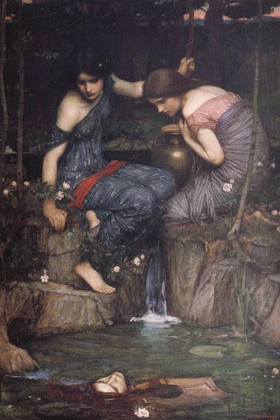 John William Waterhouse Nymphs Finding the Head of Orpheus